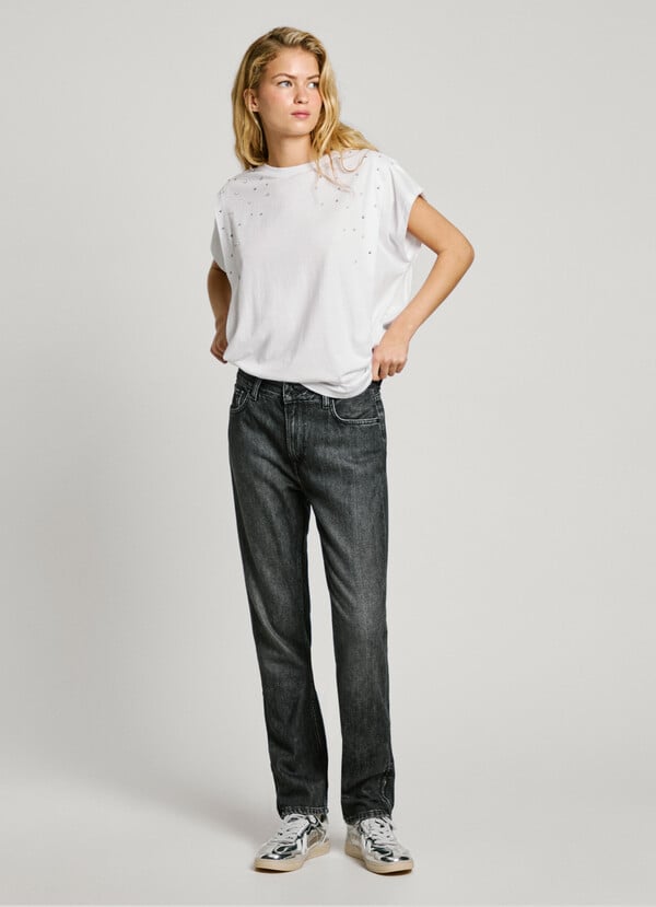 Pepe Jeans jeans fit recto y tiro medio - mary