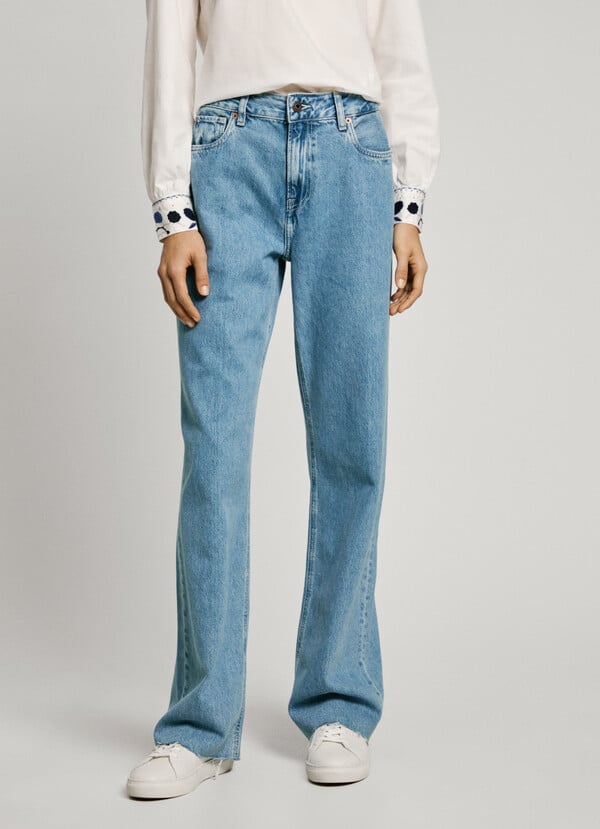 Pepe Jeans jeans fit loose y tiro alto - hazel Liquidación