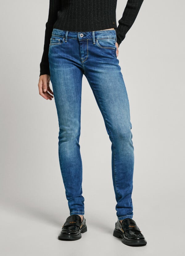 Pepe Jeans jeans fit skinny y tiro medio - soho Limitado a 3 días