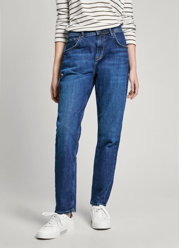 Pepe Jeans jeans fit relaxed y tiro alto - violet Ahorra y exporta