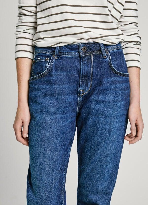 Pepe Jeans jeans fit relaxed y tiro alto - violet Ahorra y exporta