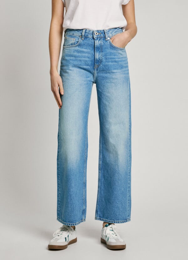 Pepe Jeans jeans fit recto y tiro alto - lexa Grandes ahorros