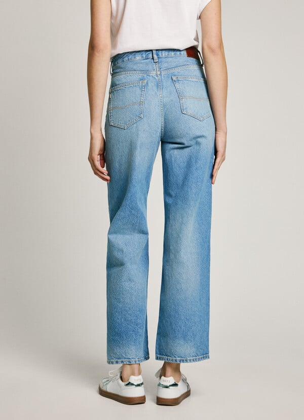 Pepe Jeans jeans fit recto y tiro alto - lexa Grandes ahorros
