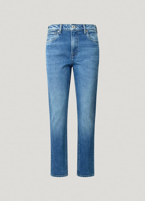 Pepe Jeans jeans fit taper y tiro alto - violet Rebajas de fin de temporada