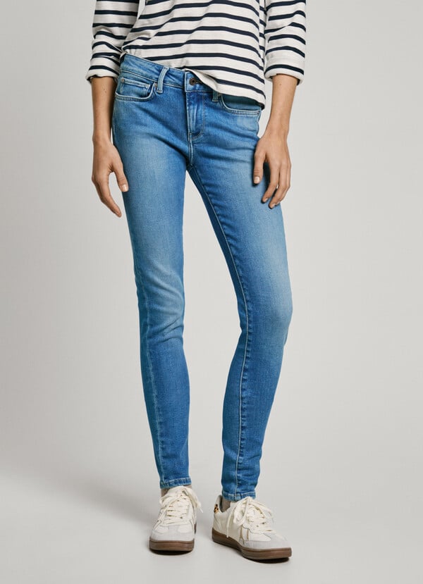 Pepe Jeans jeans fit skinny y tiro bajo - soho Ofertas