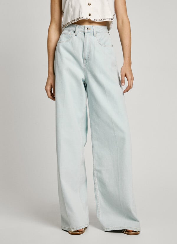 Pepe Jeans jeans fit wide y tiro alto - jaimy Venta caliente