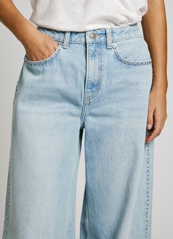 Pepe Jeans jeans fit wide y tiro medio Rebajas de fábrica