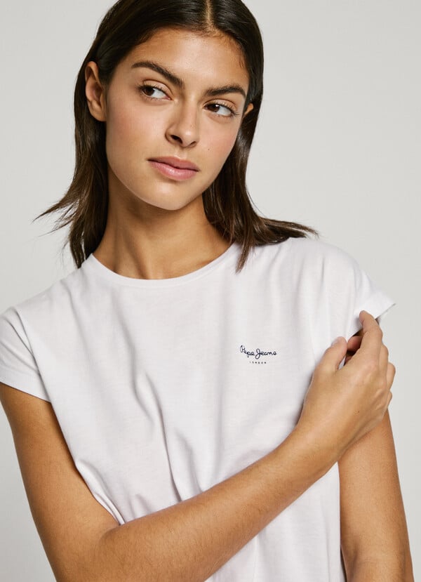 Pepe Jeans camiseta logo estampado fit slim Últimos 2 días