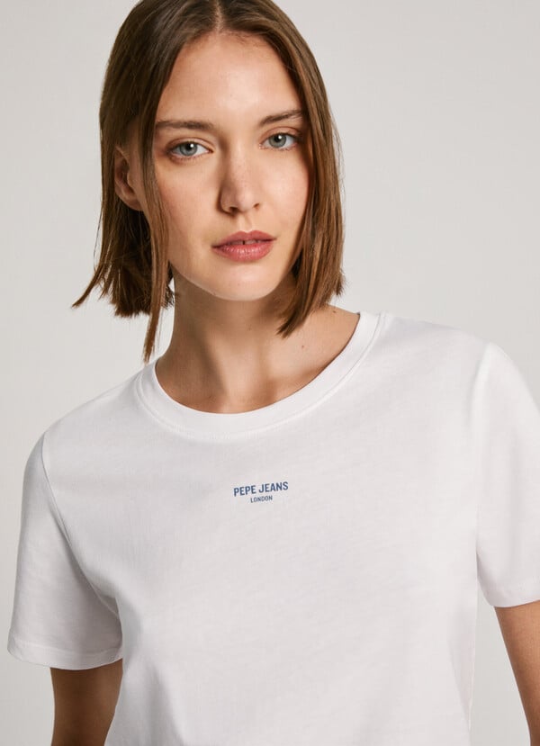 Pepe Jeans camiseta logo estampado fit slim Último día