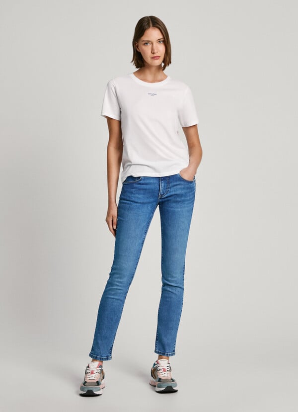 Pepe Jeans camiseta logo estampado fit slim Último día
