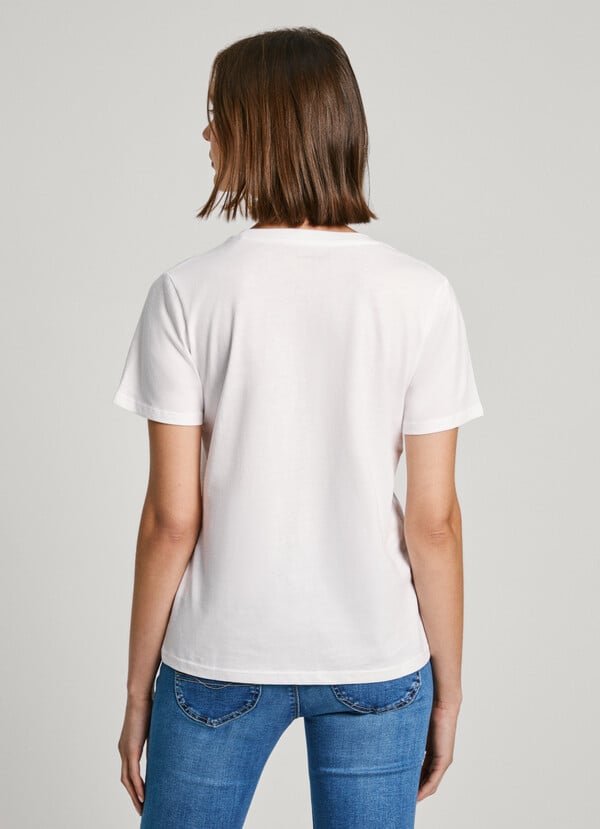 Pepe Jeans camiseta logo estampado fit slim Último día