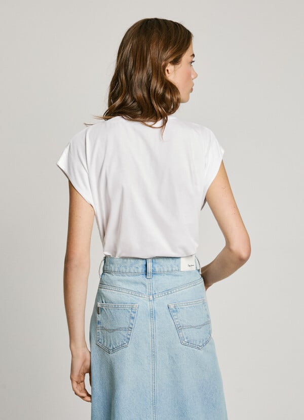 Pepe Jeans camiseta sin mangas logo calado Solo hoy