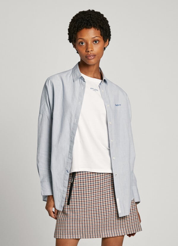 Pepe Jeans camisa rayas fit oversize