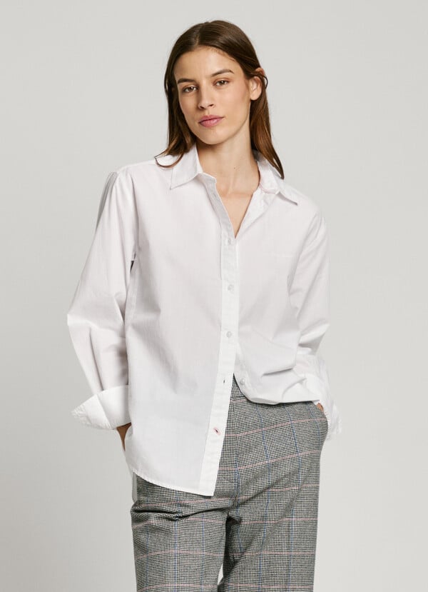 Pepe Jeans camisa popelín fit regular Limitado a 3 días