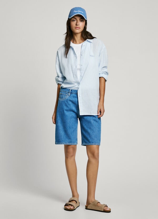 Pepe Jeans camisa rayas fit relaxed Precios de Black Friday