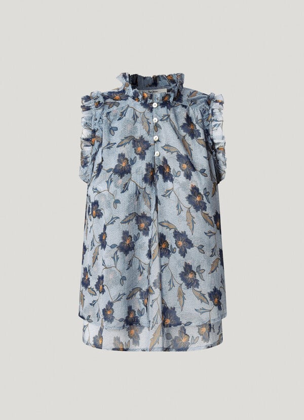Pepe Jeans top sin mangas estampado floral Oferta exclusiva