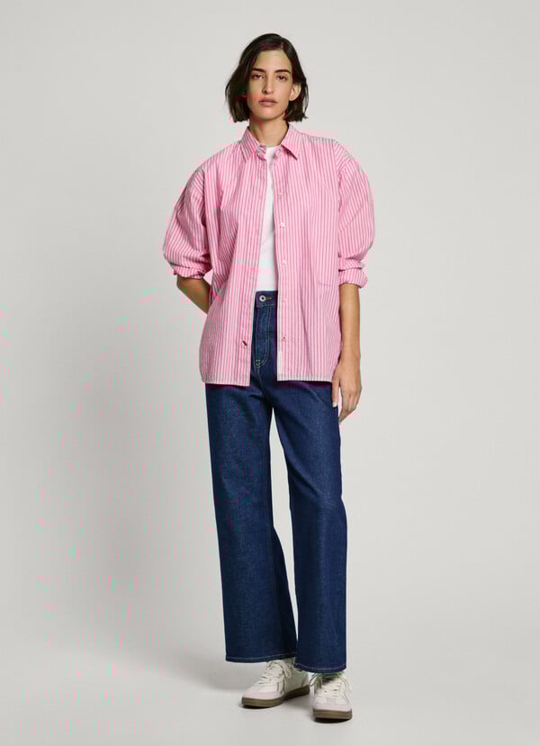 Pepe Jeans camisa rayas fit loose Ofertas de temporada
