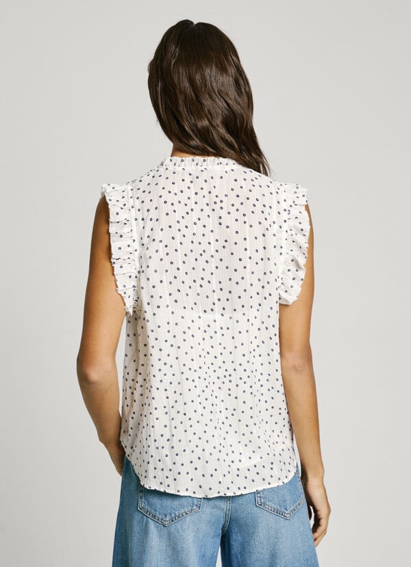 Pepe Jeans blusa estampada sin mangas Grandes ahorros