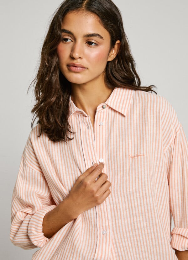 Pepe Jeans camisa rayas fit relaxed Devoluciones gratuitas