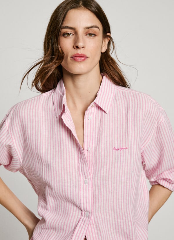 Pepe Jeans camisa rayas fit relaxed 2025
