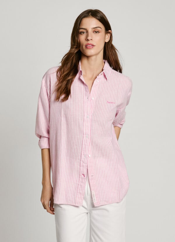 Pepe Jeans camisa rayas fit relaxed 2025