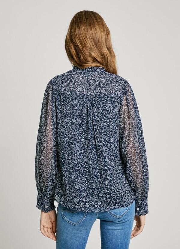 Pepe Jeans blusa fluida estampado floral En línea