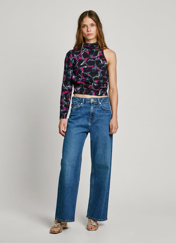 Pepe Jeans top asimétrico cuello alto Rebajas online