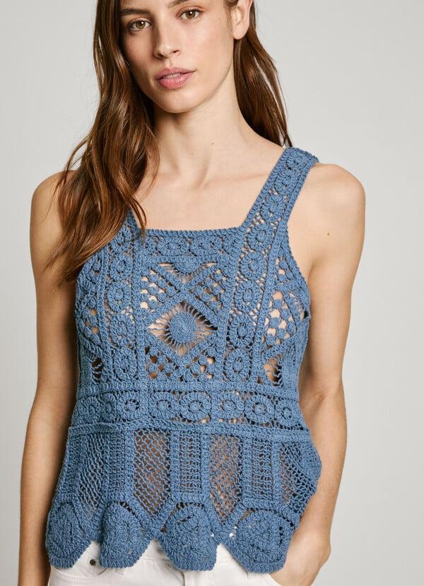 Pepe Jeans top tirantes crochet Envío gratis