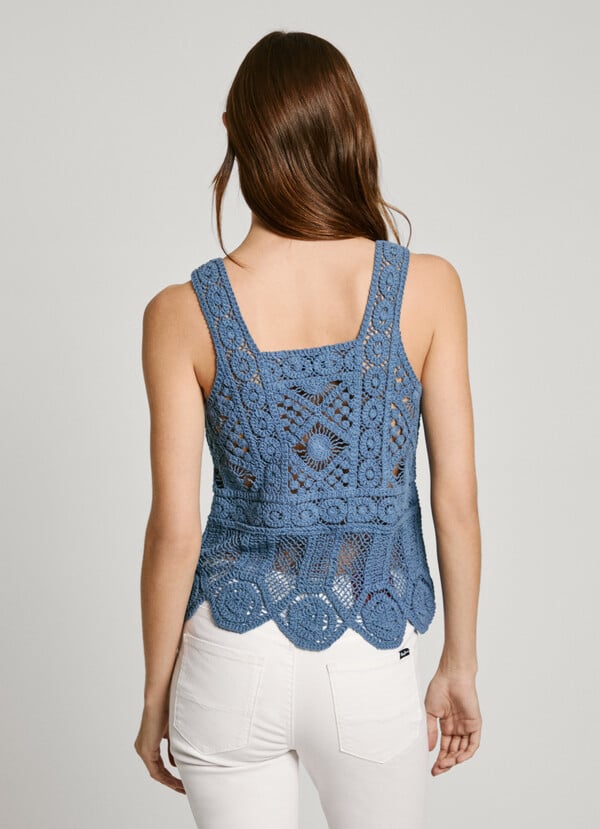 Pepe Jeans top tirantes crochet Envío gratis