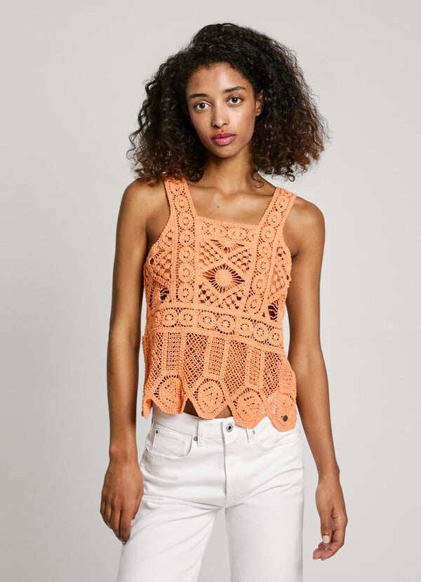 Pepe Jeans top tirantes crochet COMPRAR AHORA
