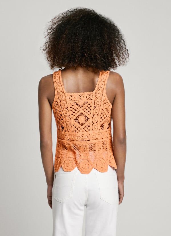 Pepe Jeans top tirantes crochet COMPRAR AHORA