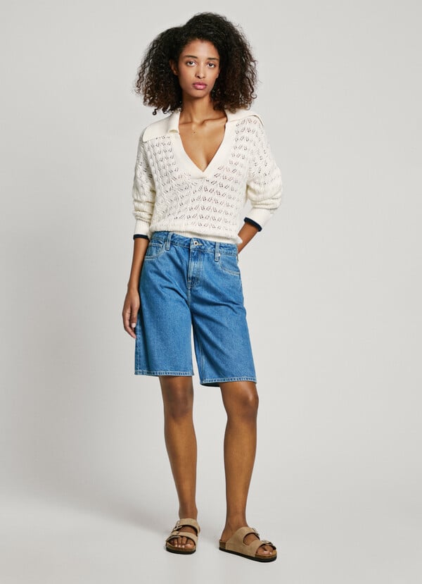 Pepe Jeans jersey calado cuello polo Último día