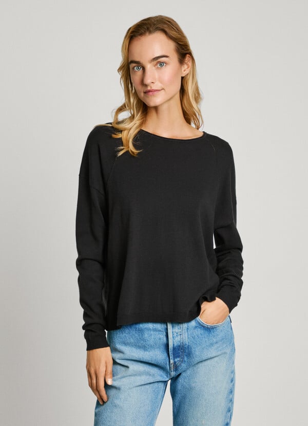 Pepe Jeans jersey cuello redondo fit relaxed Promoción por tiempo limitado
