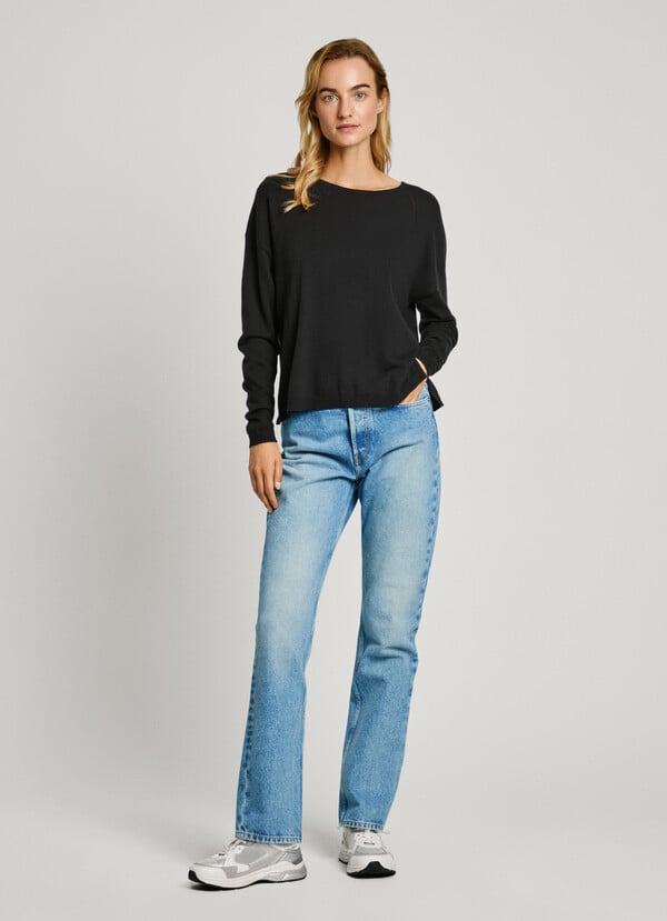 Pepe Jeans jersey cuello redondo fit relaxed Promoción por tiempo limitado