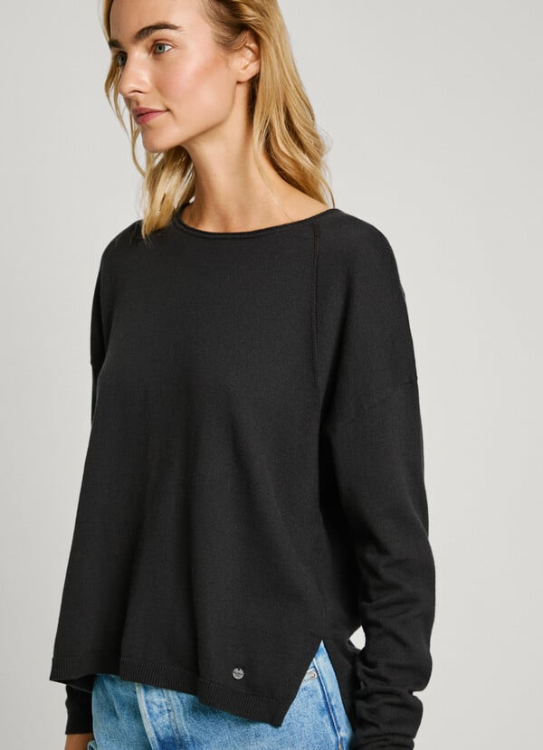 Pepe Jeans jersey cuello redondo fit relaxed Promoción por tiempo limitado