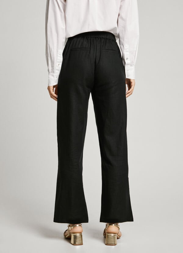 Pepe Jeans pantalón recto de pinzas En oferta