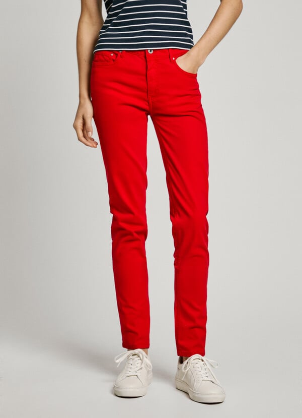 Pepe Jeans pantalón 5 bolsillos fit slim Descuentos del mes