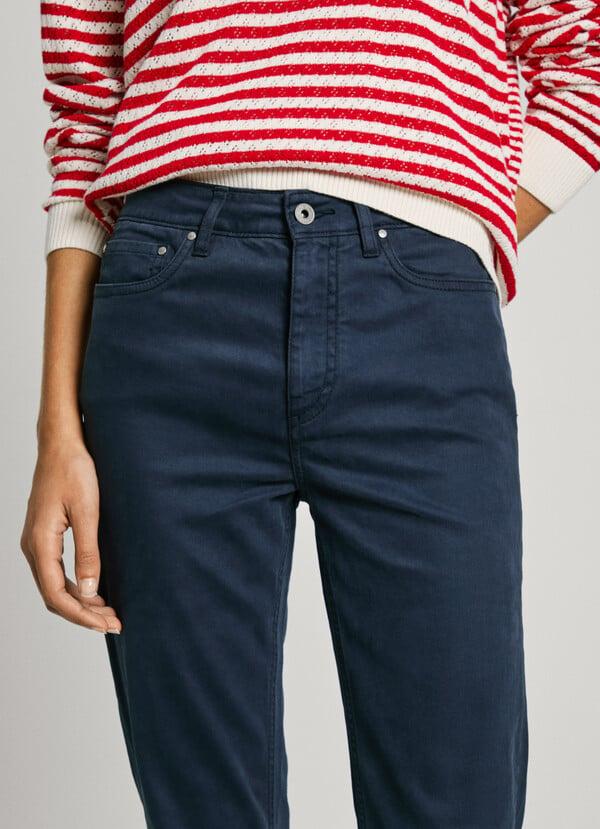 Pepe Jeans pantalón 5 bolsillos fit slim Descuento por venta flash