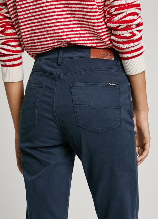 Pepe Jeans pantalón 5 bolsillos fit slim Descuento por venta flash