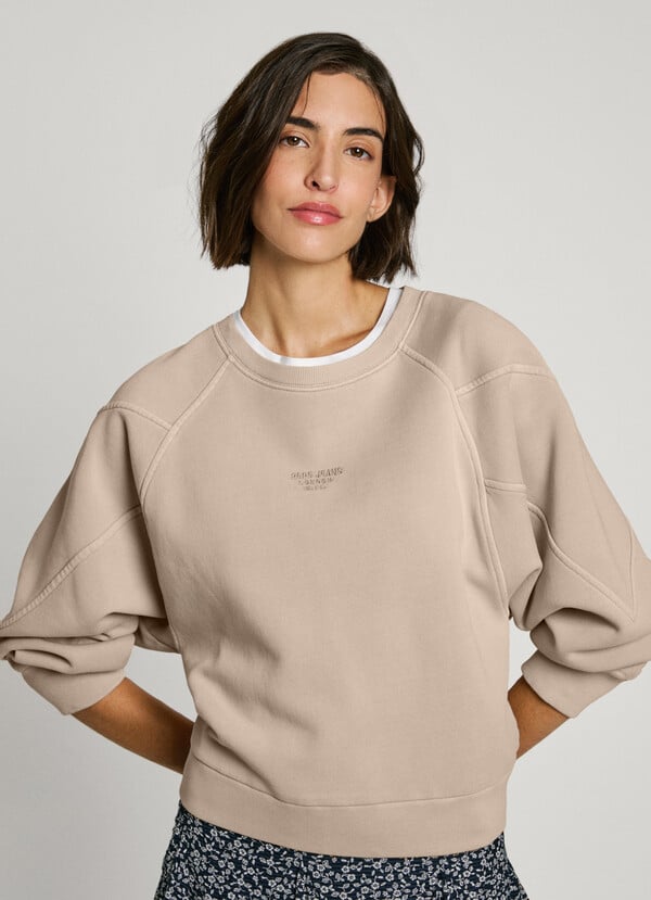 Pepe Jeans sudadera cuello redondo con logo Rebajas baratas