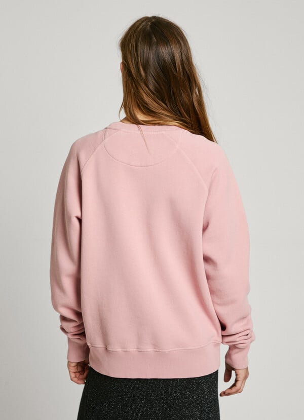 Pepe Jeans sudadera cuello redondo con logo Rebajas de fábrica