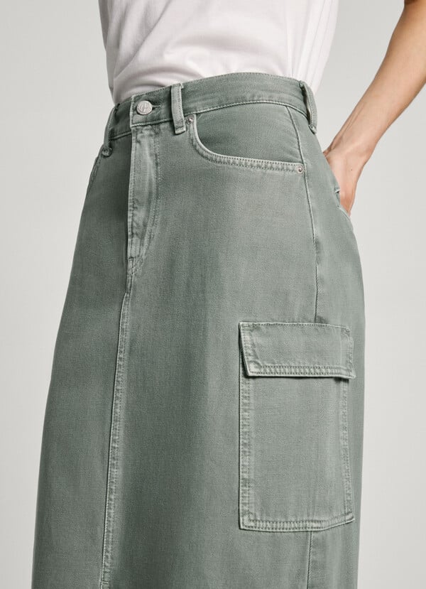 Pepe Jeans falda larga denim fit regular Los más vendidos