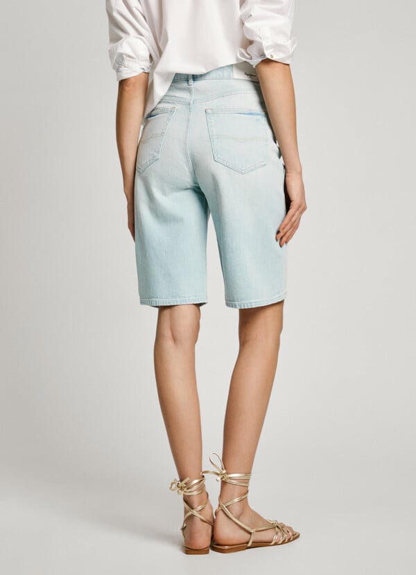 Pepe Jeans bermuda denim fit wide Mejor oferta