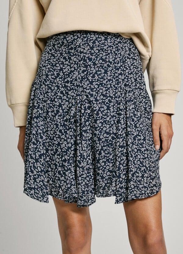 Pepe Jeans falda corta estampado floral Superdescuento