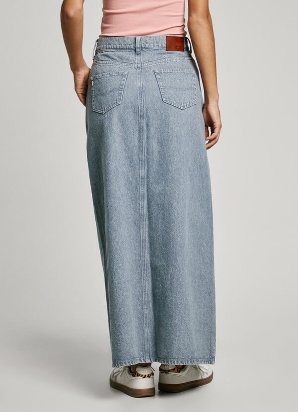 Pepe Jeans falda larga denim fit regular Tienda de fábrica