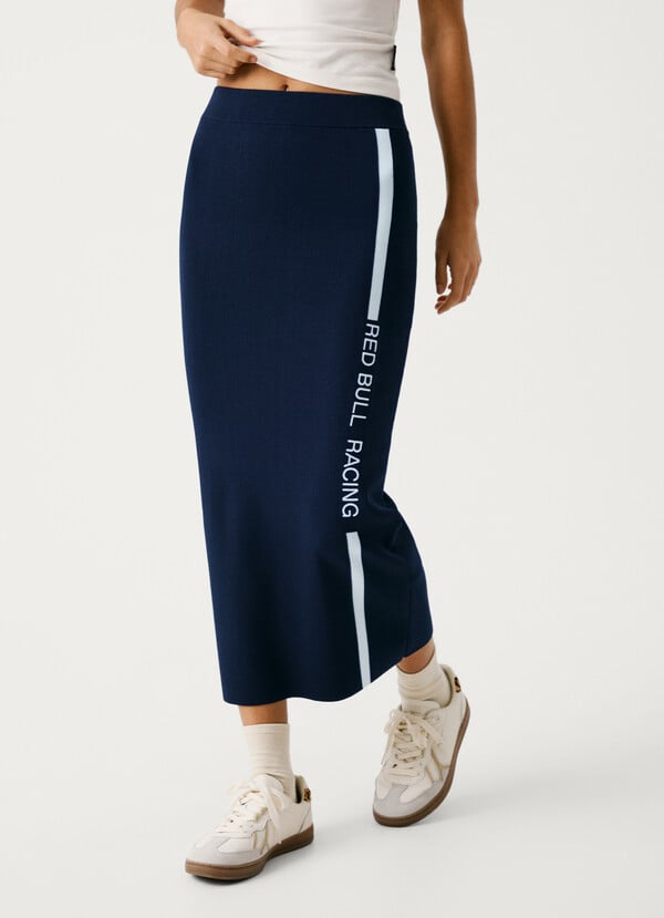 Pepe Jeans falda larga con cinta lateral Descuentos del mes