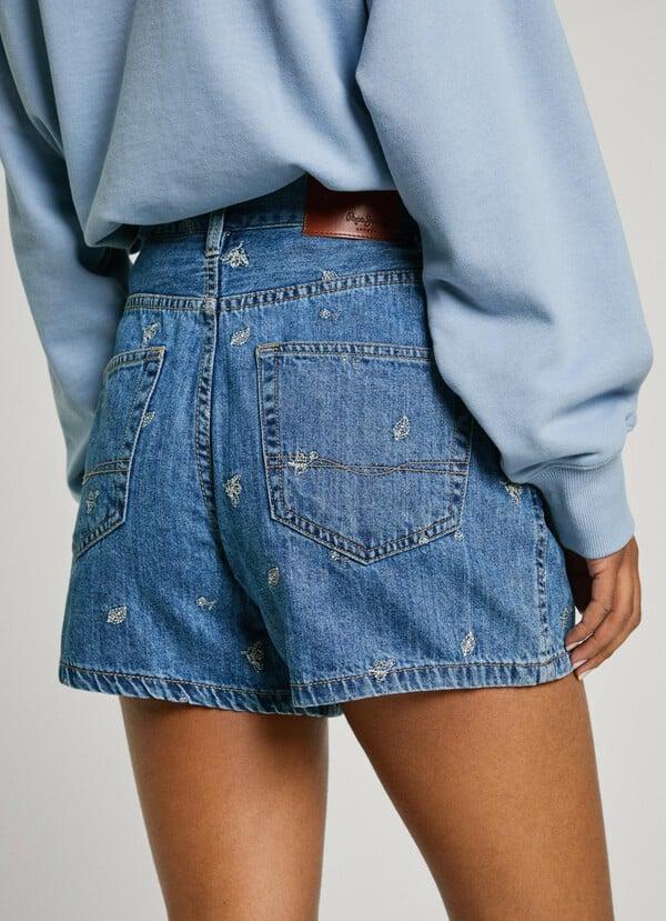 Pepe Jeans shorts denim fit slim Rebajas de fin de temporada