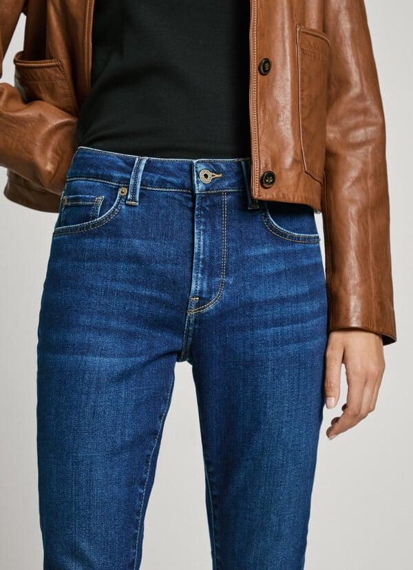 Pepe Jeans jeans fit skinny y tiro medio - regent Grandes descuentos