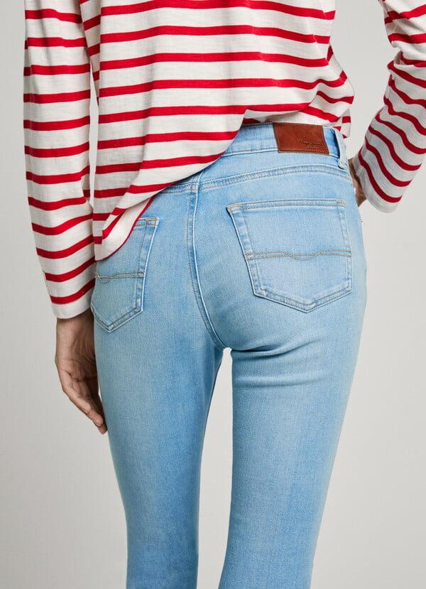 Pepe Jeans jeans fit skinny y tiro medio - regent Liquidación