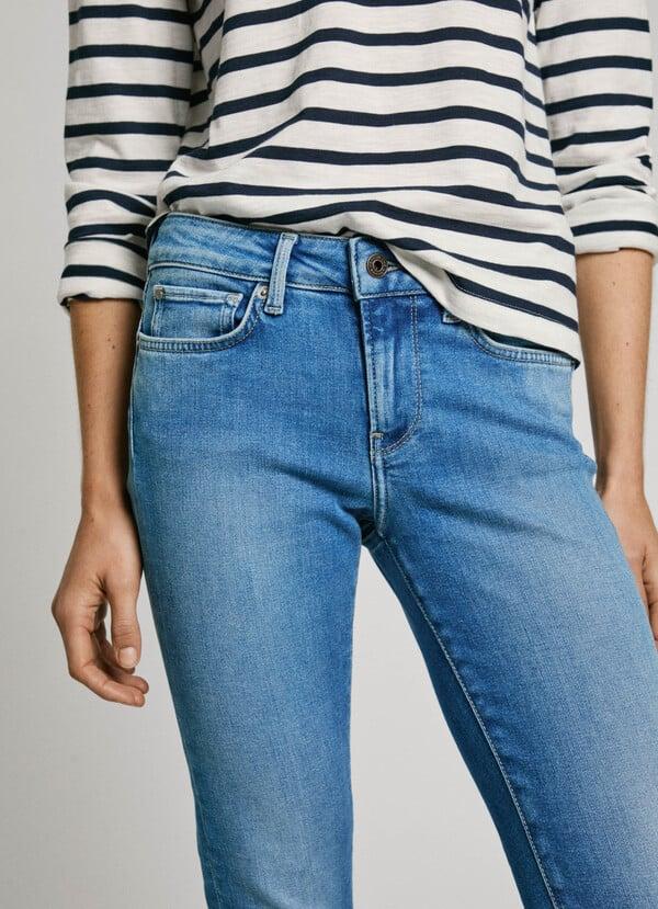 Pepe Jeans jeans fit skinny y tiro bajo - soho Tienda de fábrica